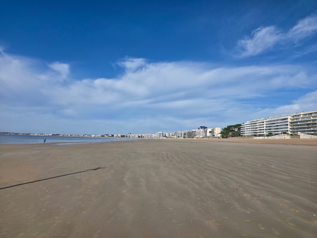 la baie de la Baule l'une des plus belles baies d'europe, 9 km de plage à 12 km des chambres d'hôtes la Maison du Traict Le Croisic