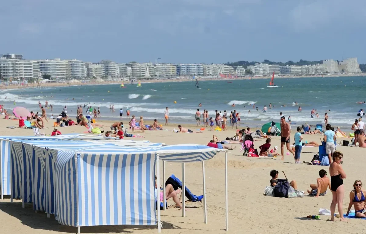 La Baie de La Baule à 10 minutes en vélo de la Maison du Traict au Croisic